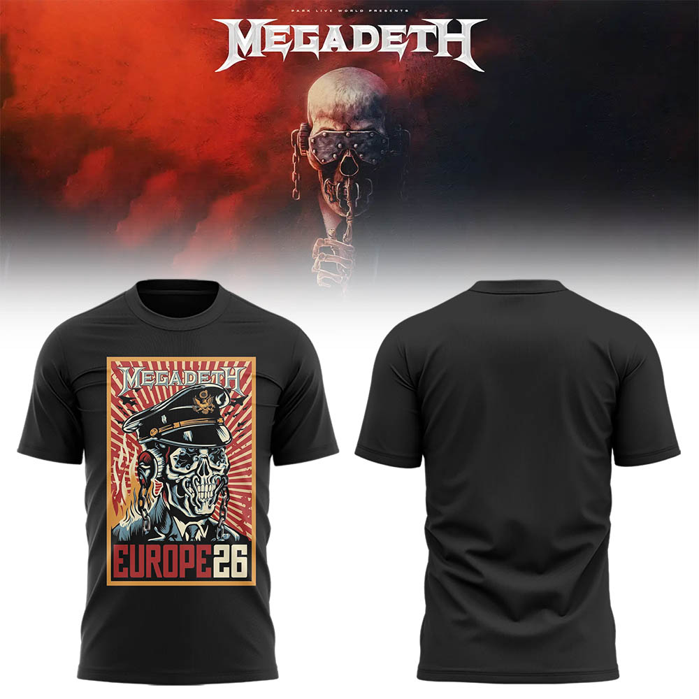 Limited Edition European Dates for Their 2026 Farewell Tour Shirt