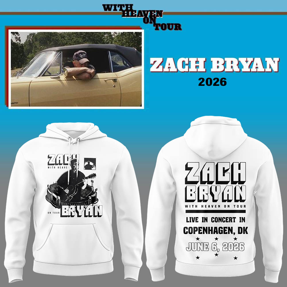 Limited Zach “With Heaven On Tour 2026.” Hoodie-LL260608037
