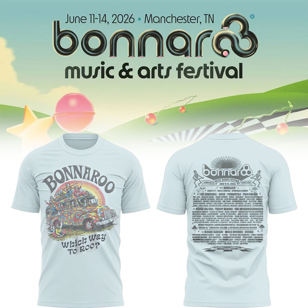 Limited Edition Bonnaroo Music & Arts Festival 2026 Tshirt
