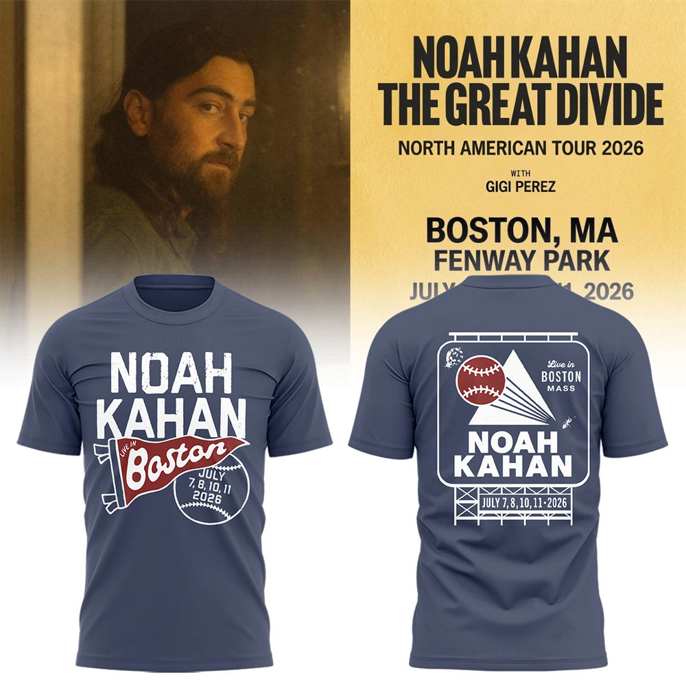 Limited Editon The Great Divide Tour At Fenway Park Boston Tshirt
