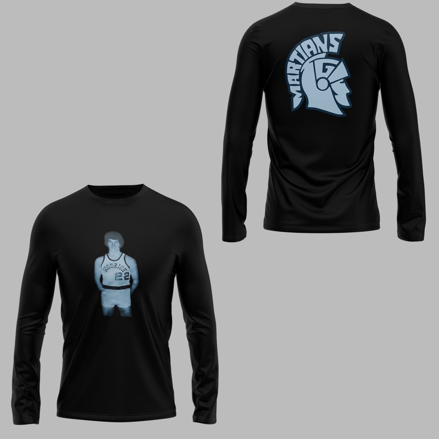 Honor Rod Wood’s Goodrich High School Basketball Career Long Sleeve Shirt-ND04272629