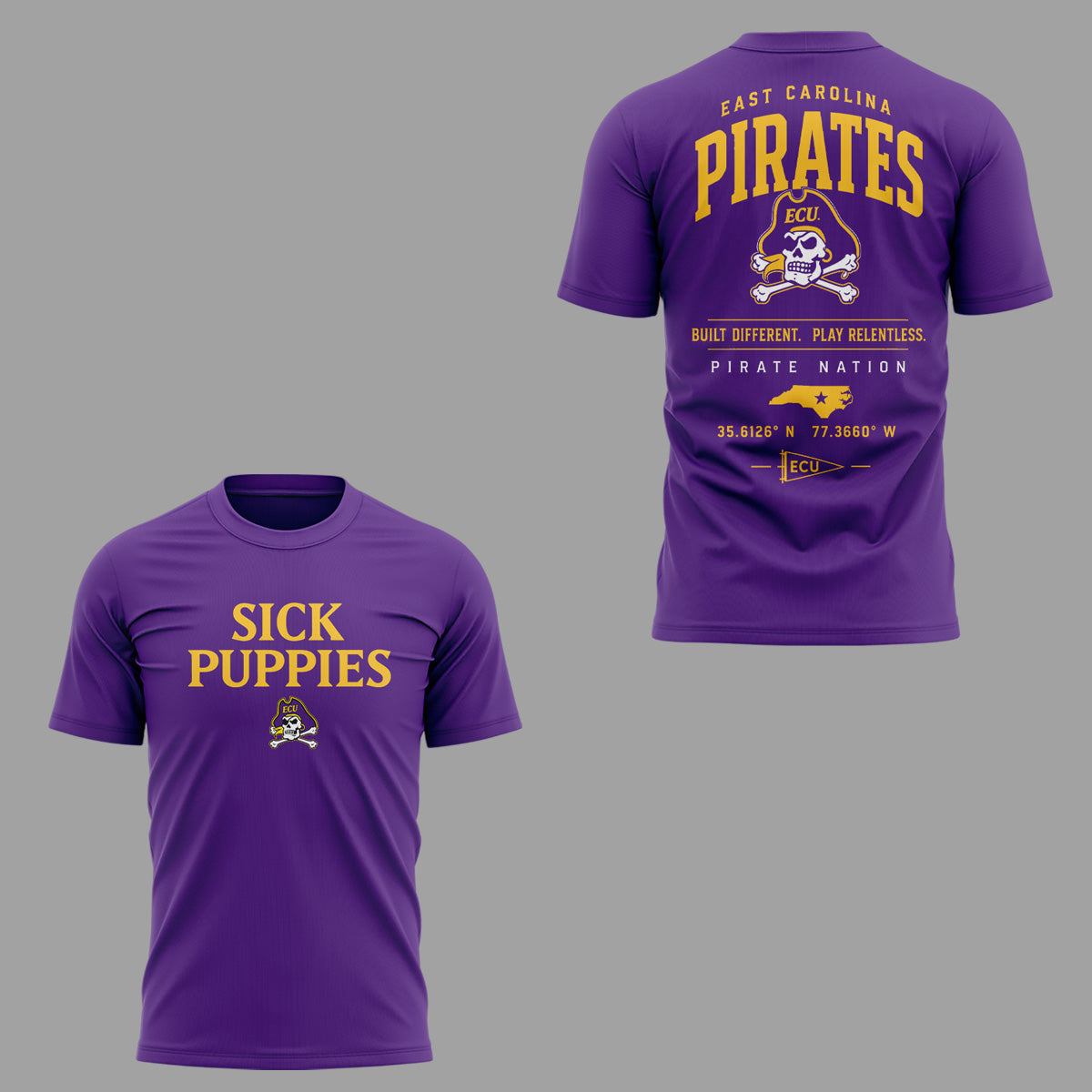 Limited Edition Ecu Baseball Sick Puppies 2026 Tshirt