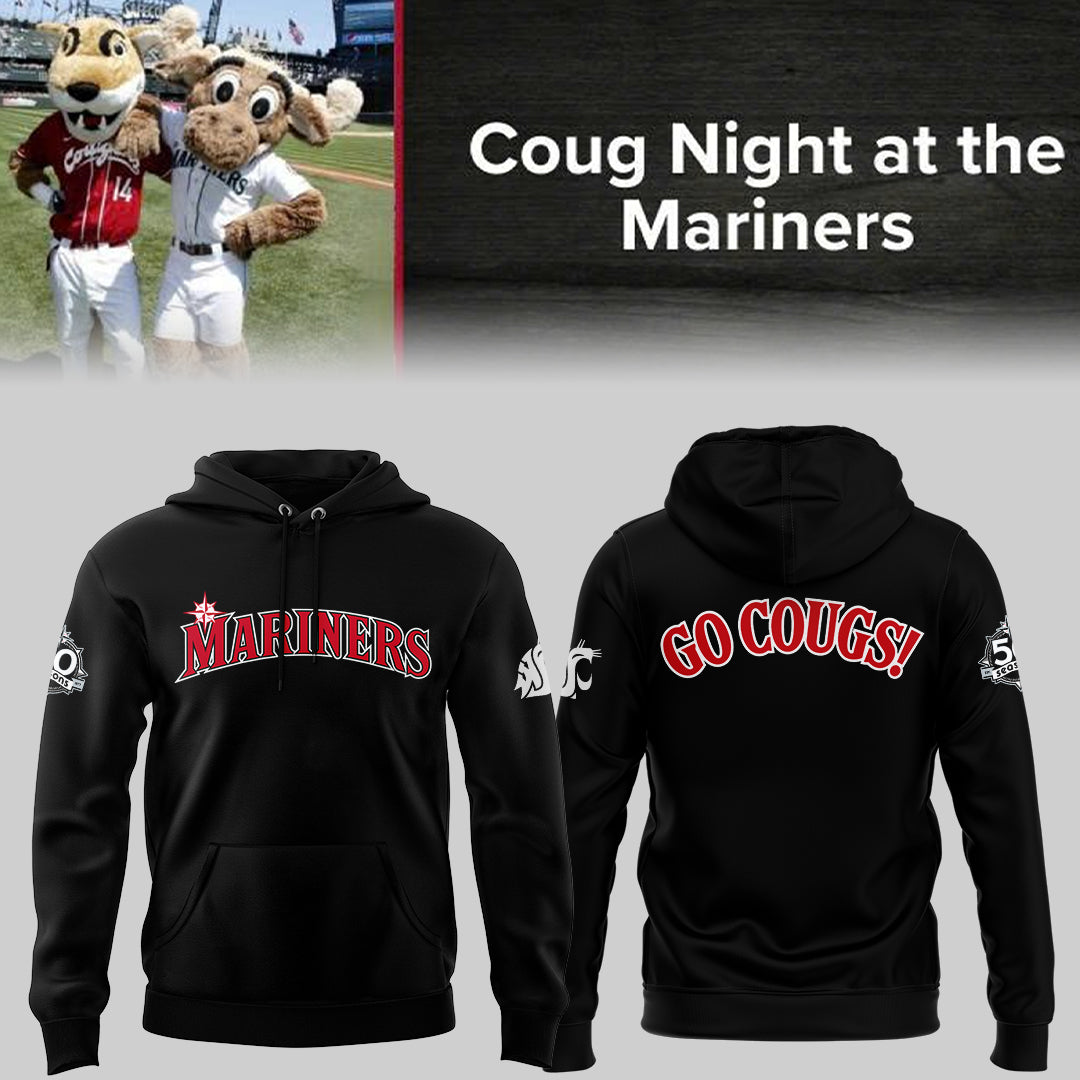 Limited Edition Mariners x WSU Cougs Hoodie