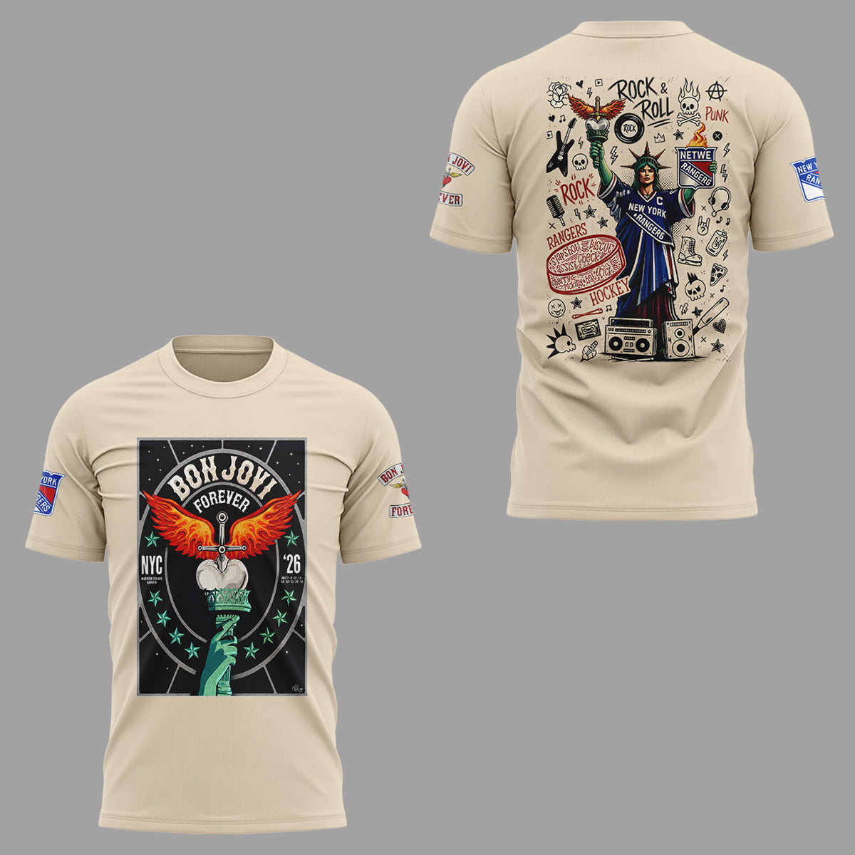 Limited Edition Bon Jovi Forever Tour 2026 tshirt-ND07202619