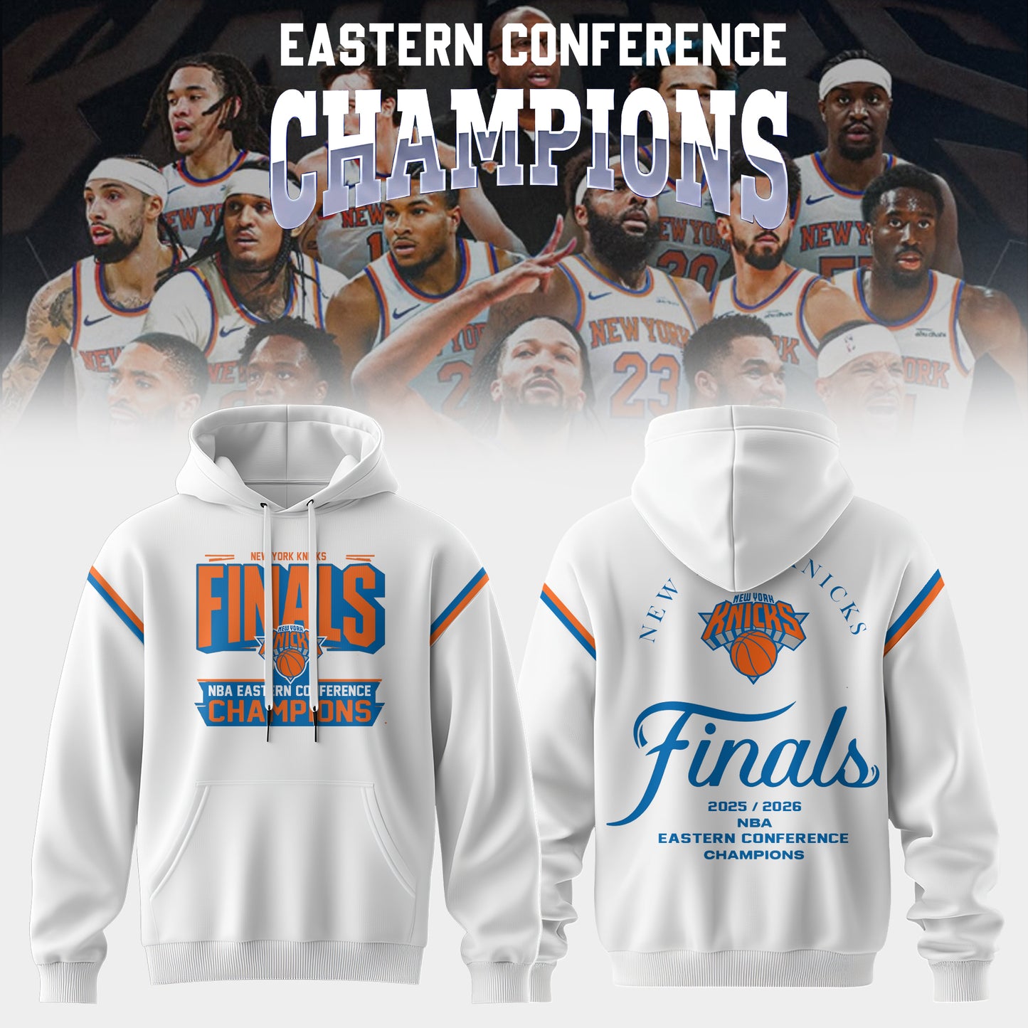 New York Knicks Eastern Conference Champions Hoodie