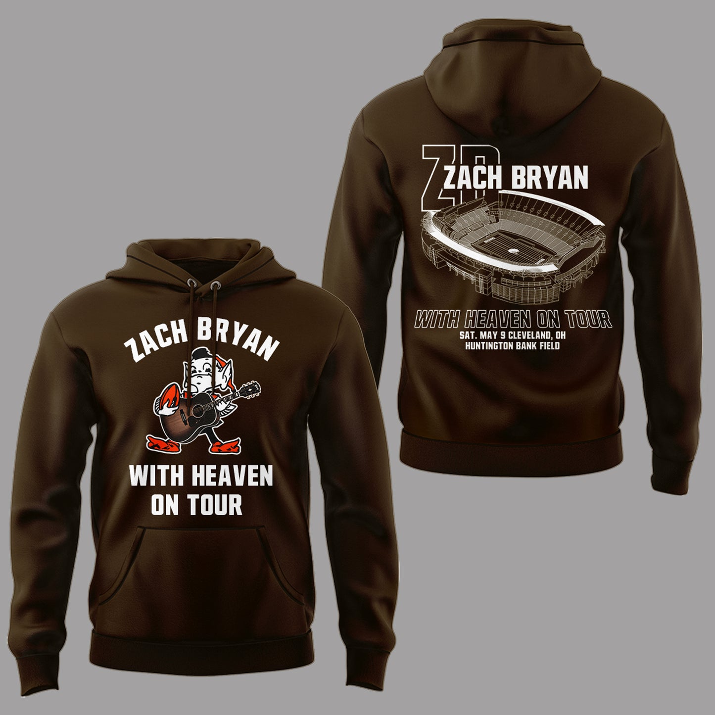 Limited Edition “With Heaven On Tour 2026” at Huntington Bank Field Stadium Hoodie-PA050626024