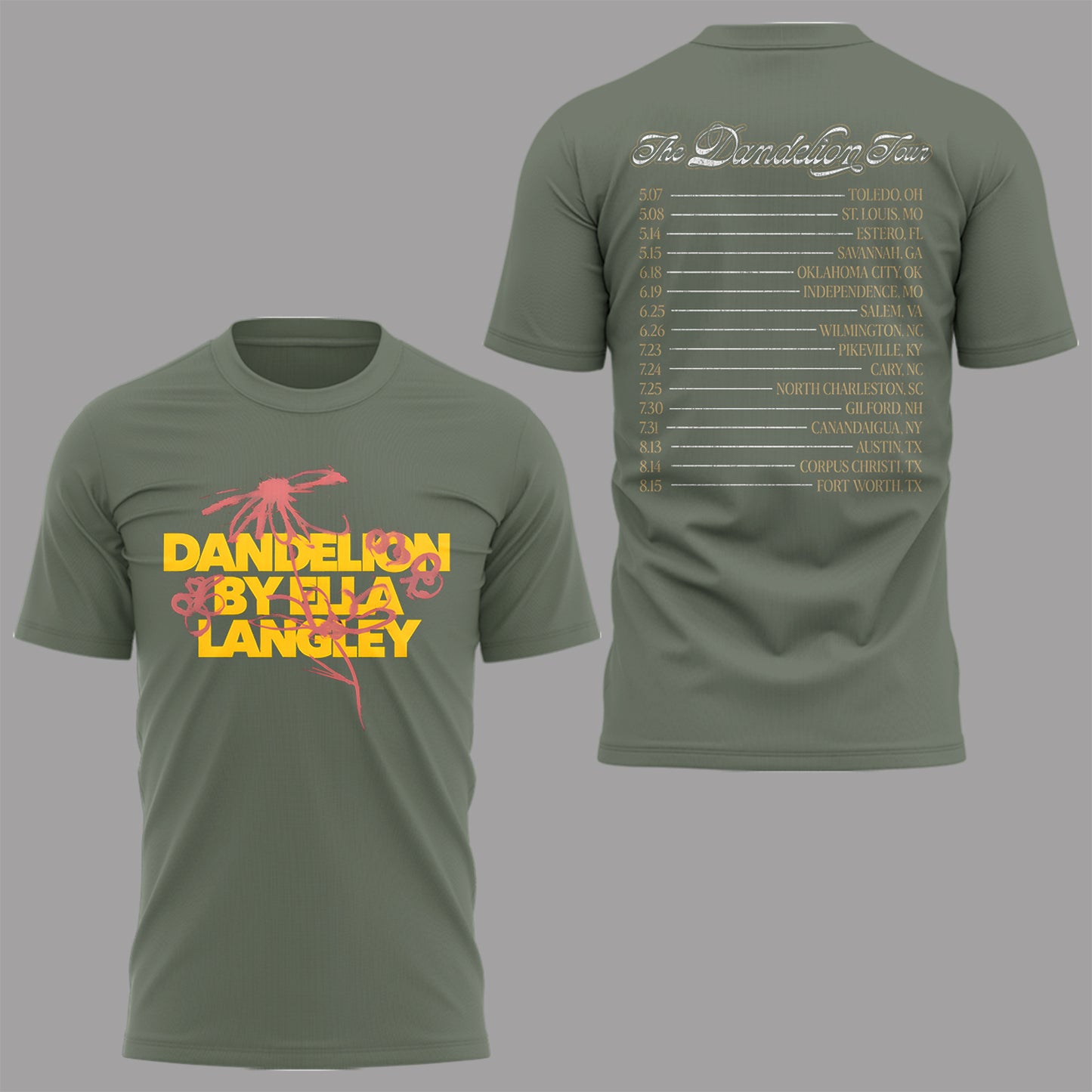 E.Langley “The Dandelion Tour” Shirt-PA050726015
