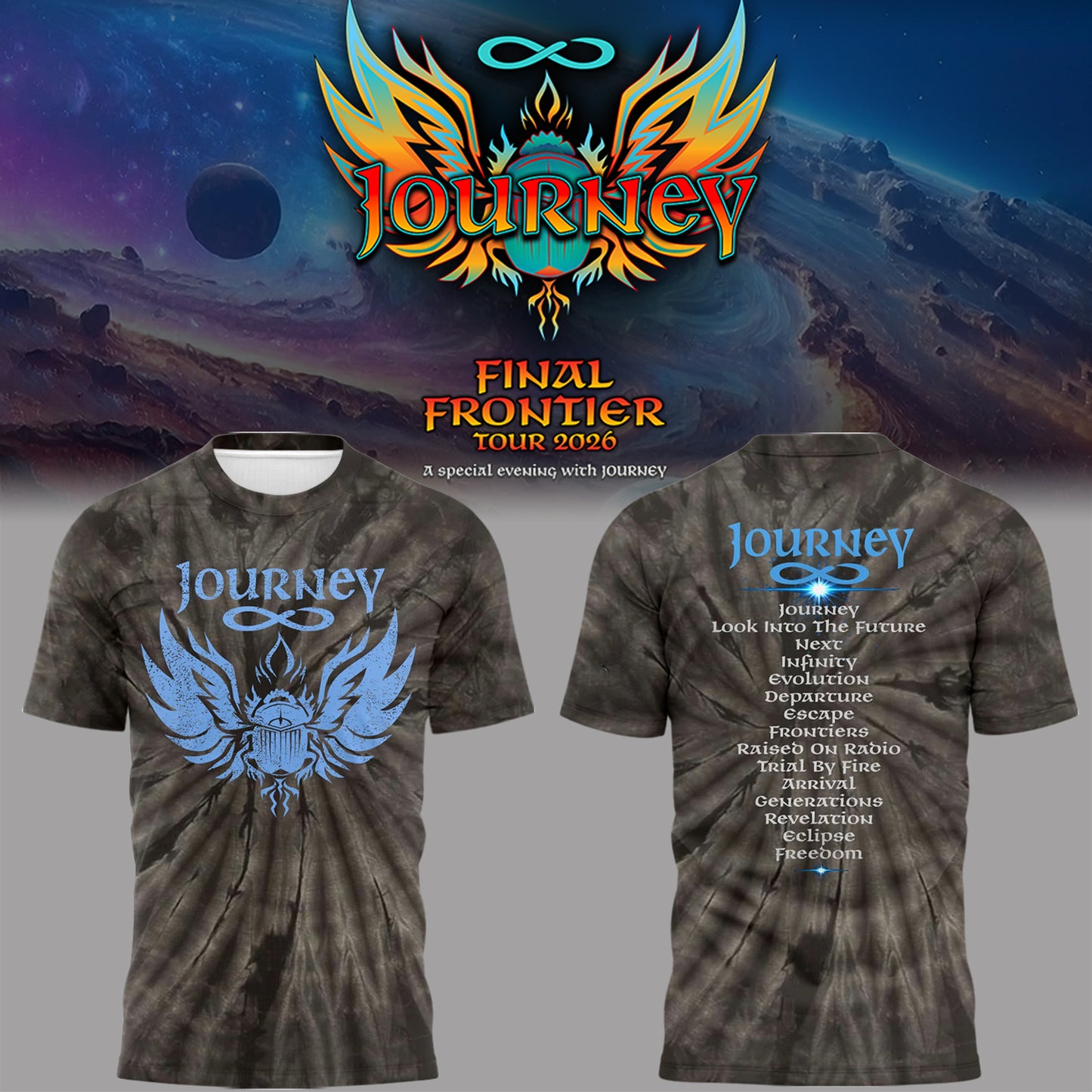 Limited Edition Final Frontier Tour At Atlantic City Shirt