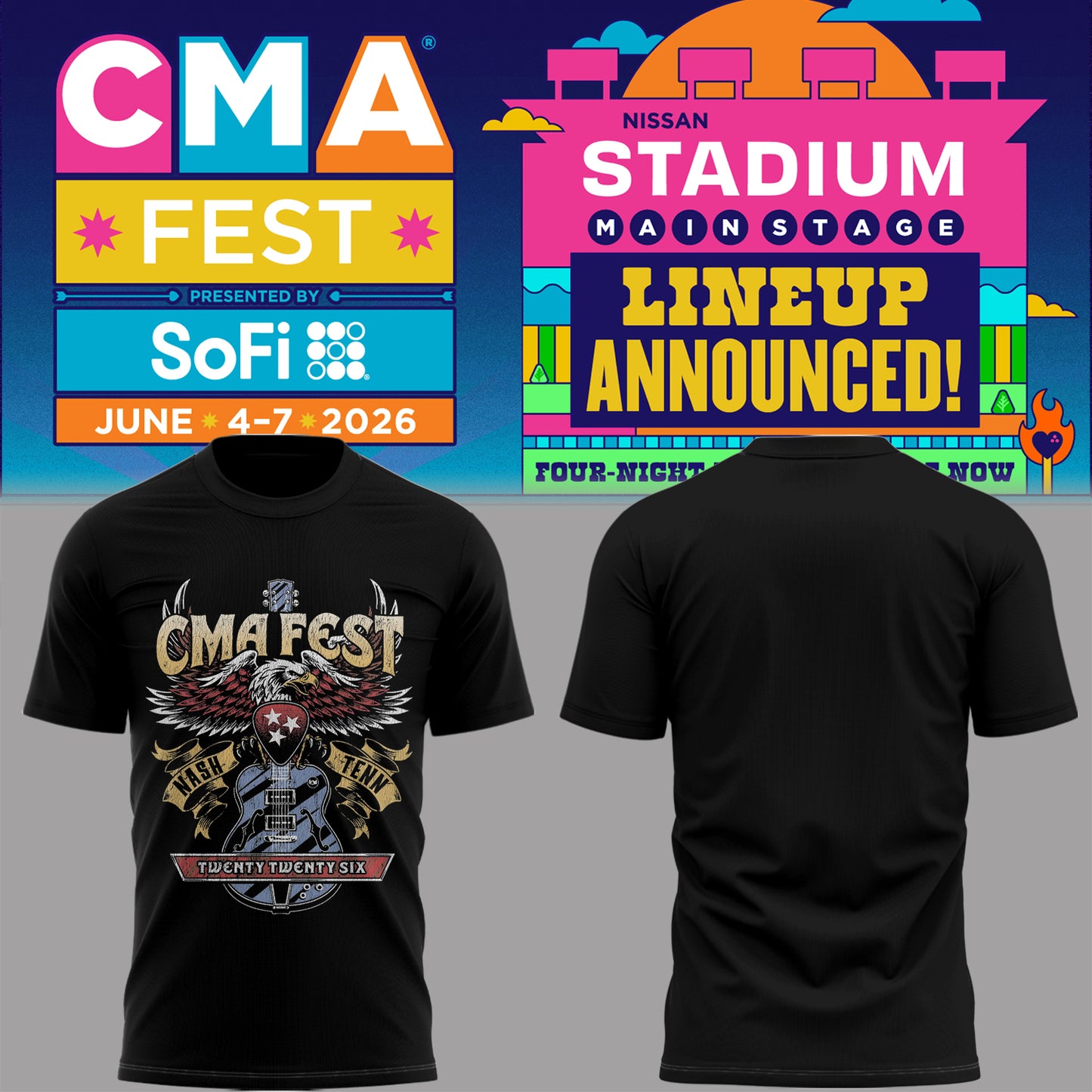 Limited Edition CMA FEST 2026 Shirt-PA060226010