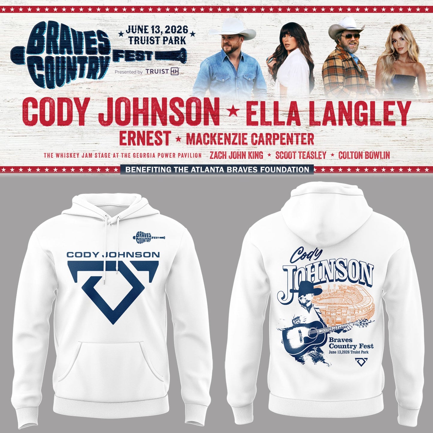 Limited Edition Braves Country Fest Hoodie