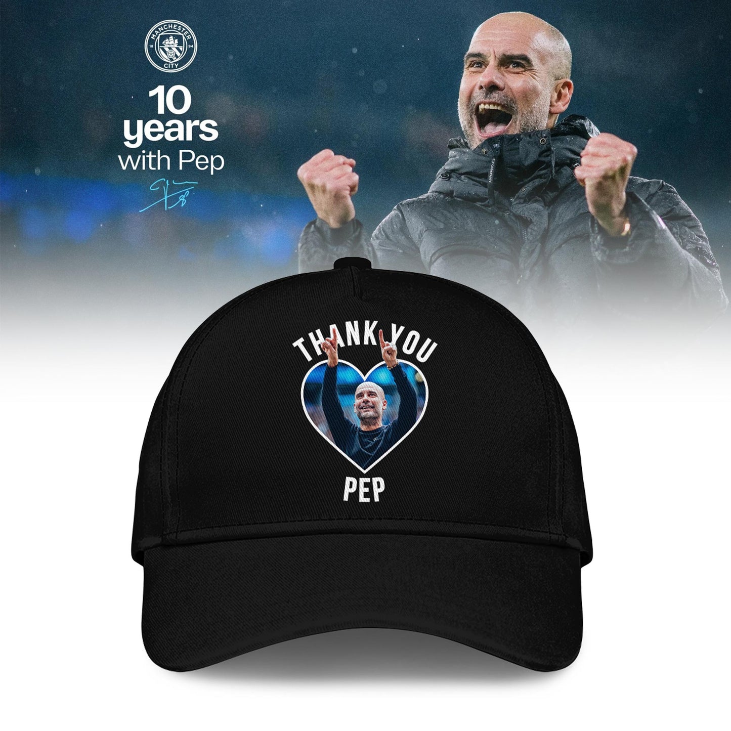 Man City Thank You Pep Limited Edition Sweatshirt