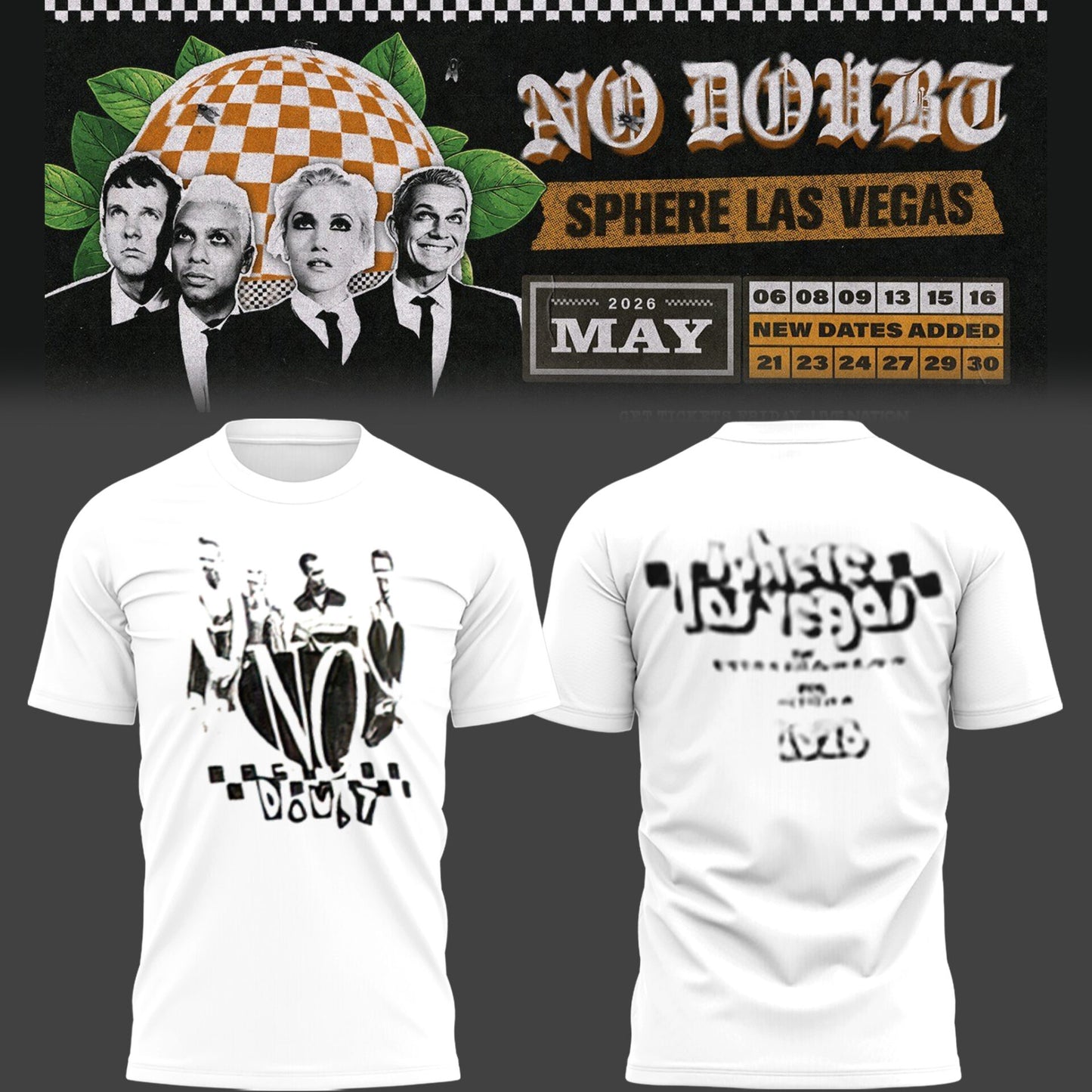 Limited Edition N. Doubt Live at Sphere 2026 Shirt-PU26050717