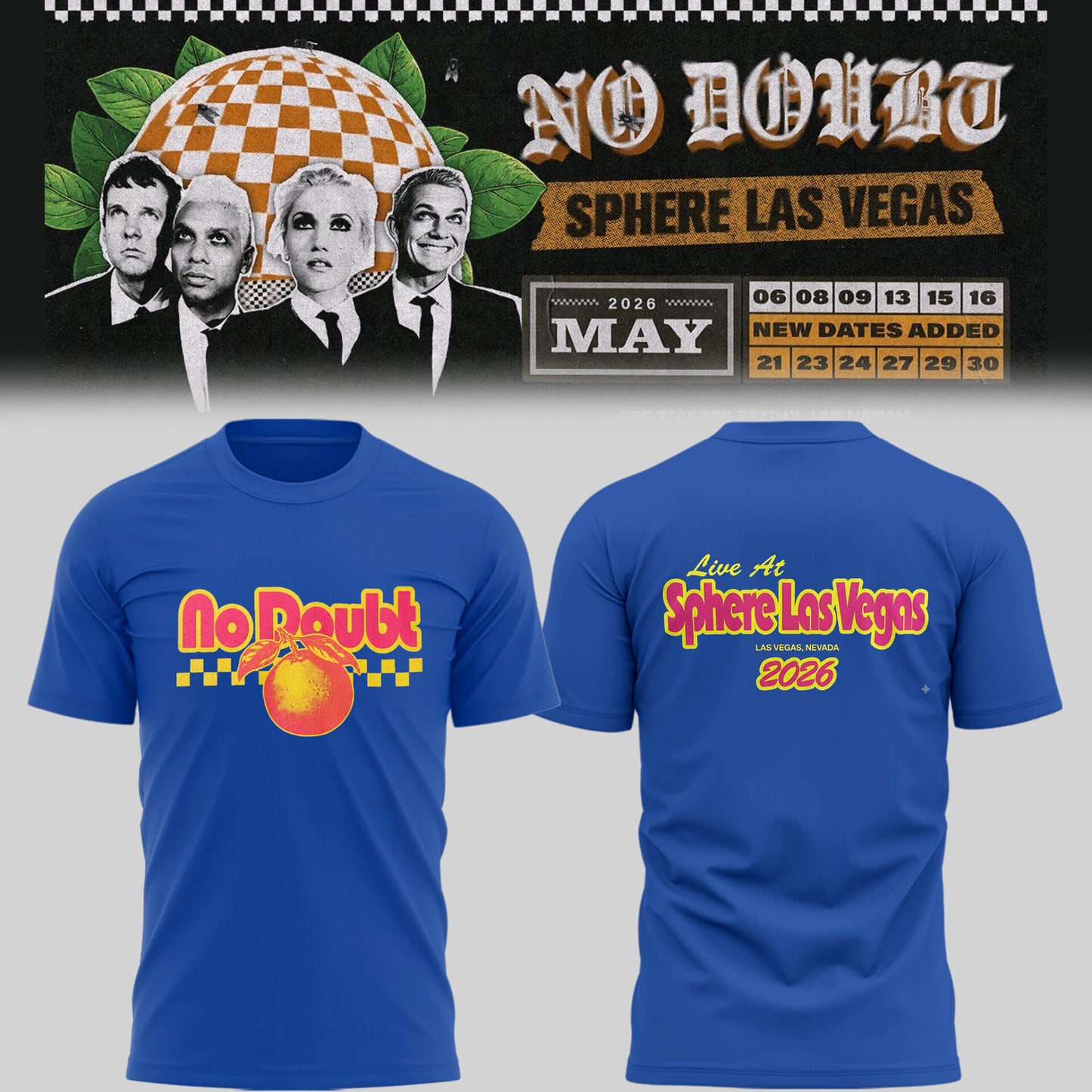 Limited Edition N. Doubt Live at Sphere 2026 Shirt-PU26050720