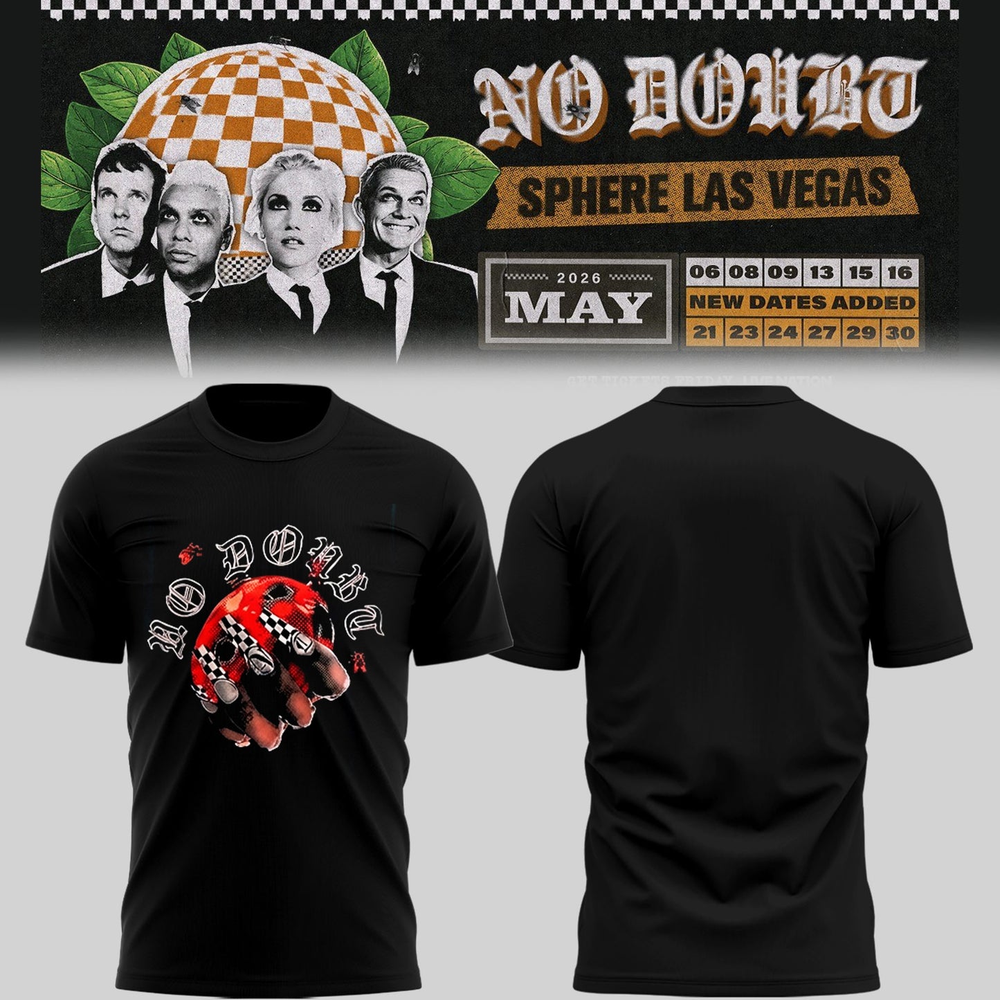 Limited Edition N. Doubt Live at Sphere 2026 Shirt-PU26050817