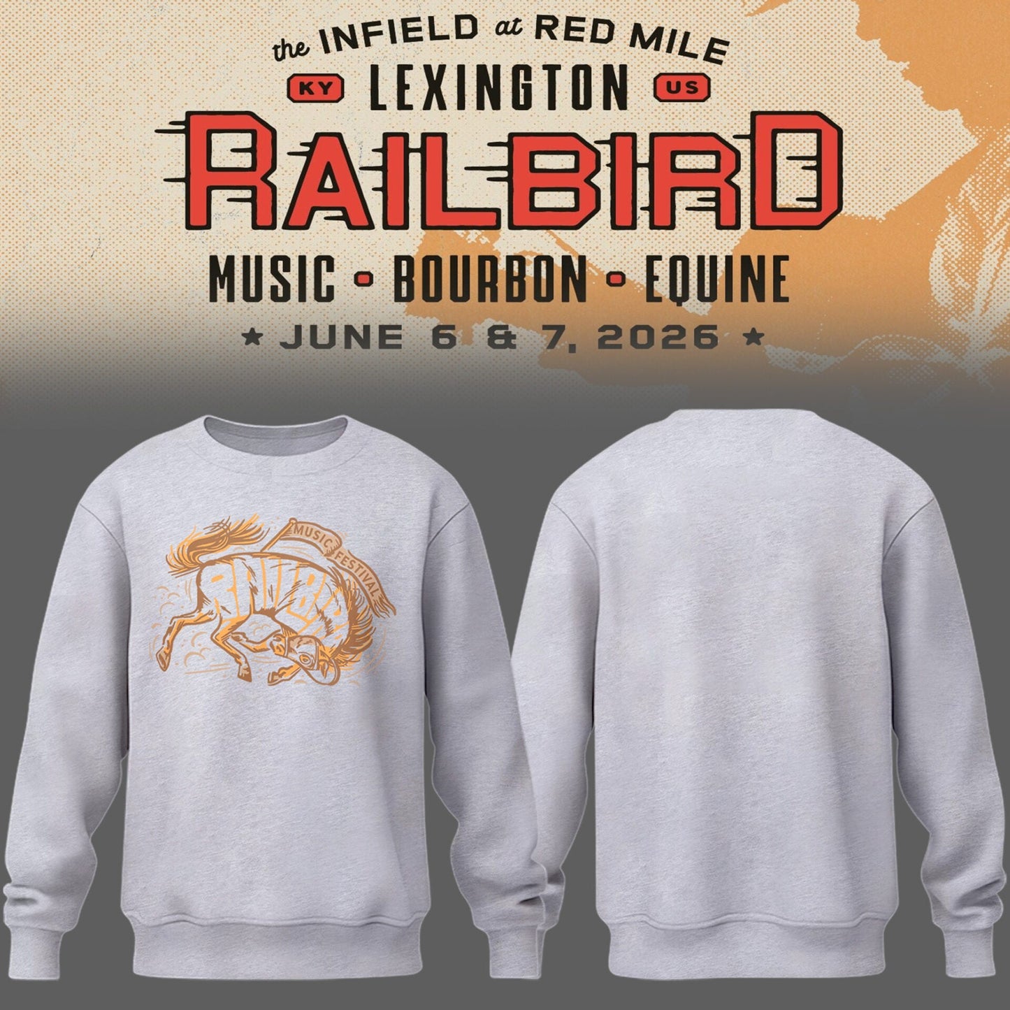 Railbird Festival 🎸🤠🌾🎶 Sweatshirt
