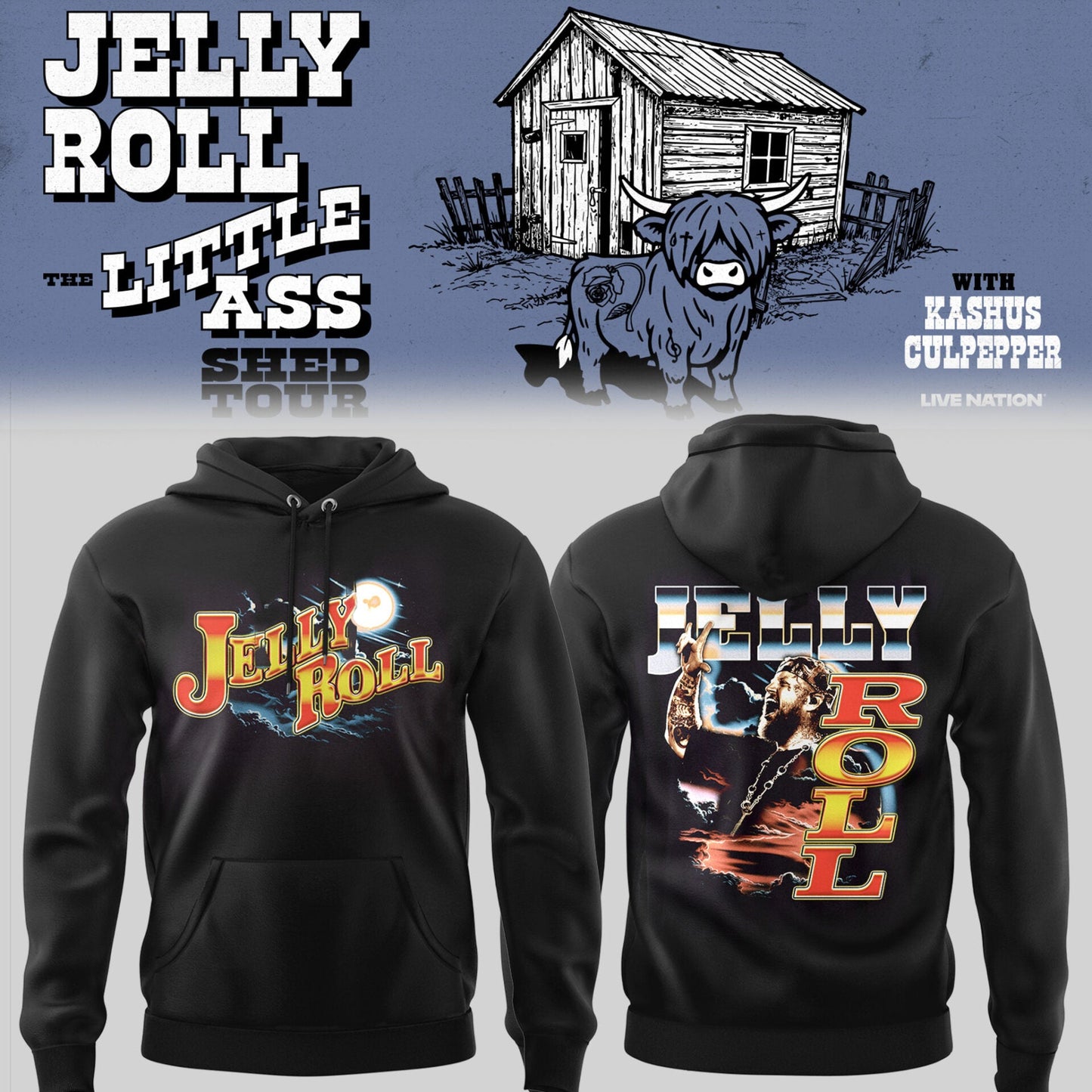 J.Roll “The Little Ass Shed Tour 2026” Hoodie
