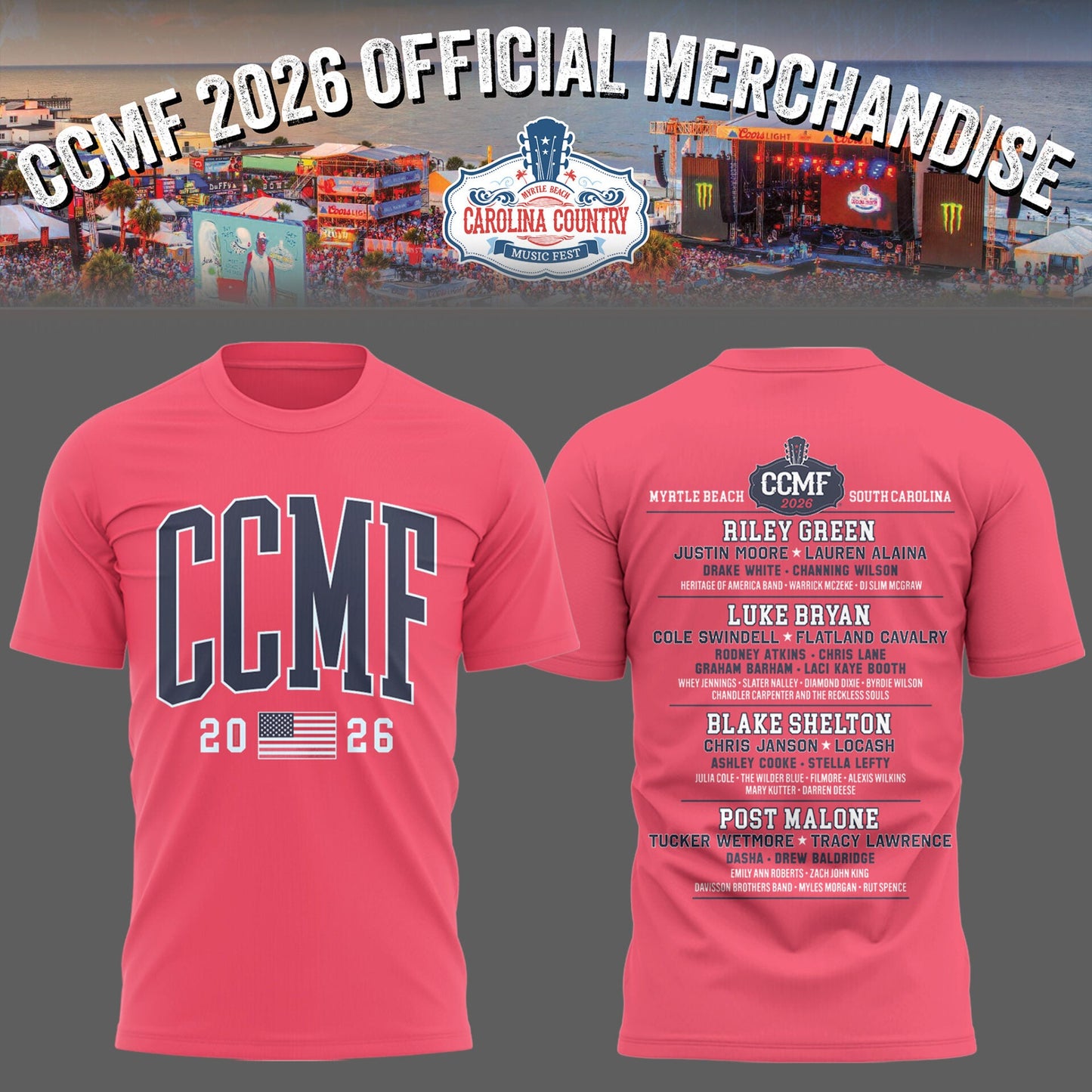 CCMF exclusive TShirt