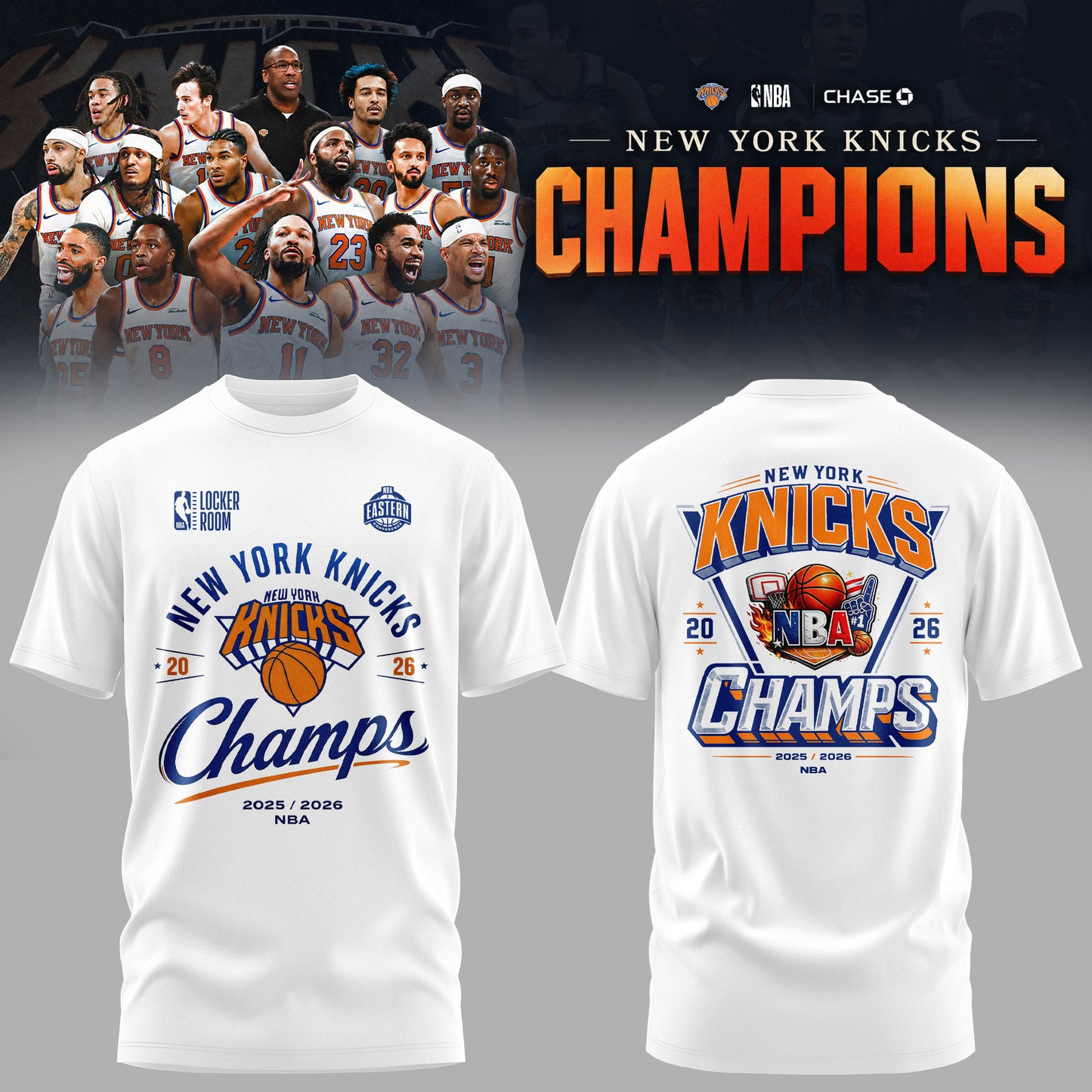 New York Knicks Eastern Conference Champions Edition 3 Tshirt