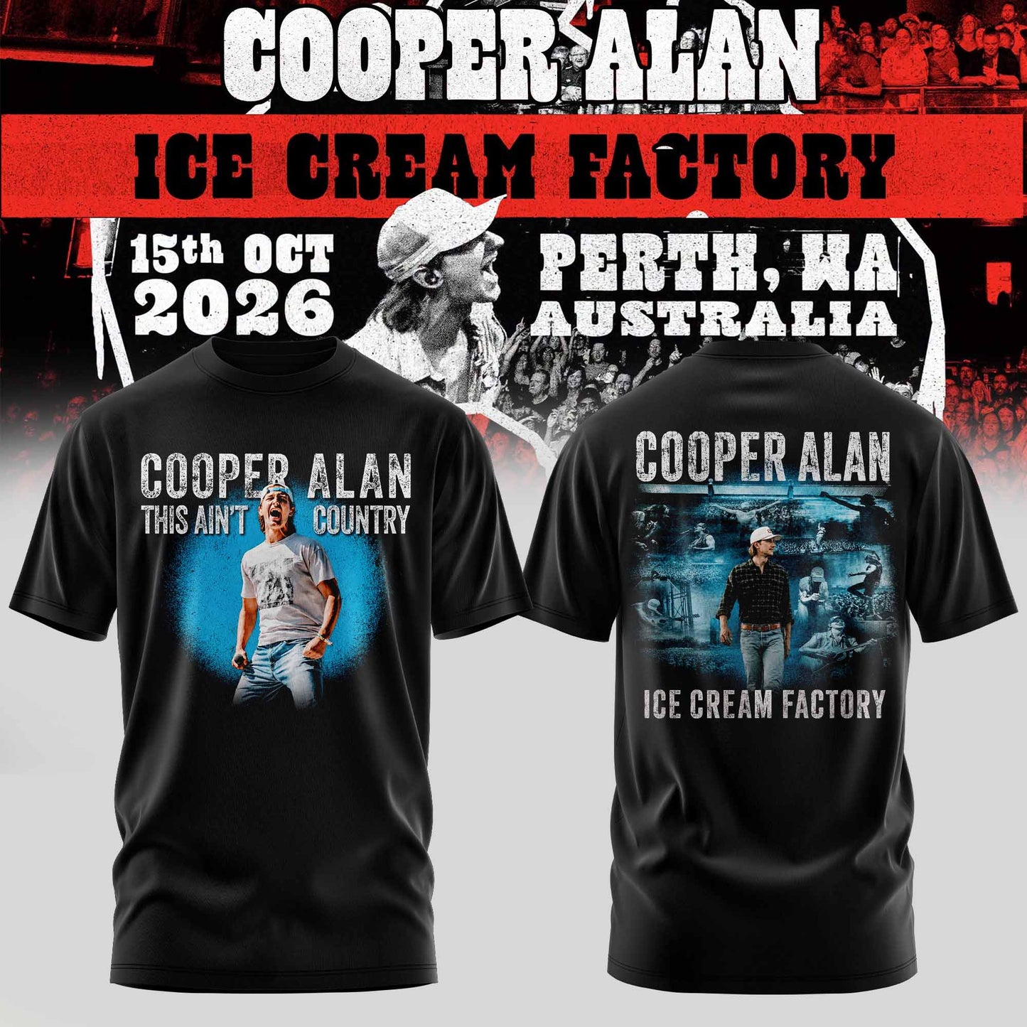 COOPER ALAN – ICE CREAM FACTORY TEE