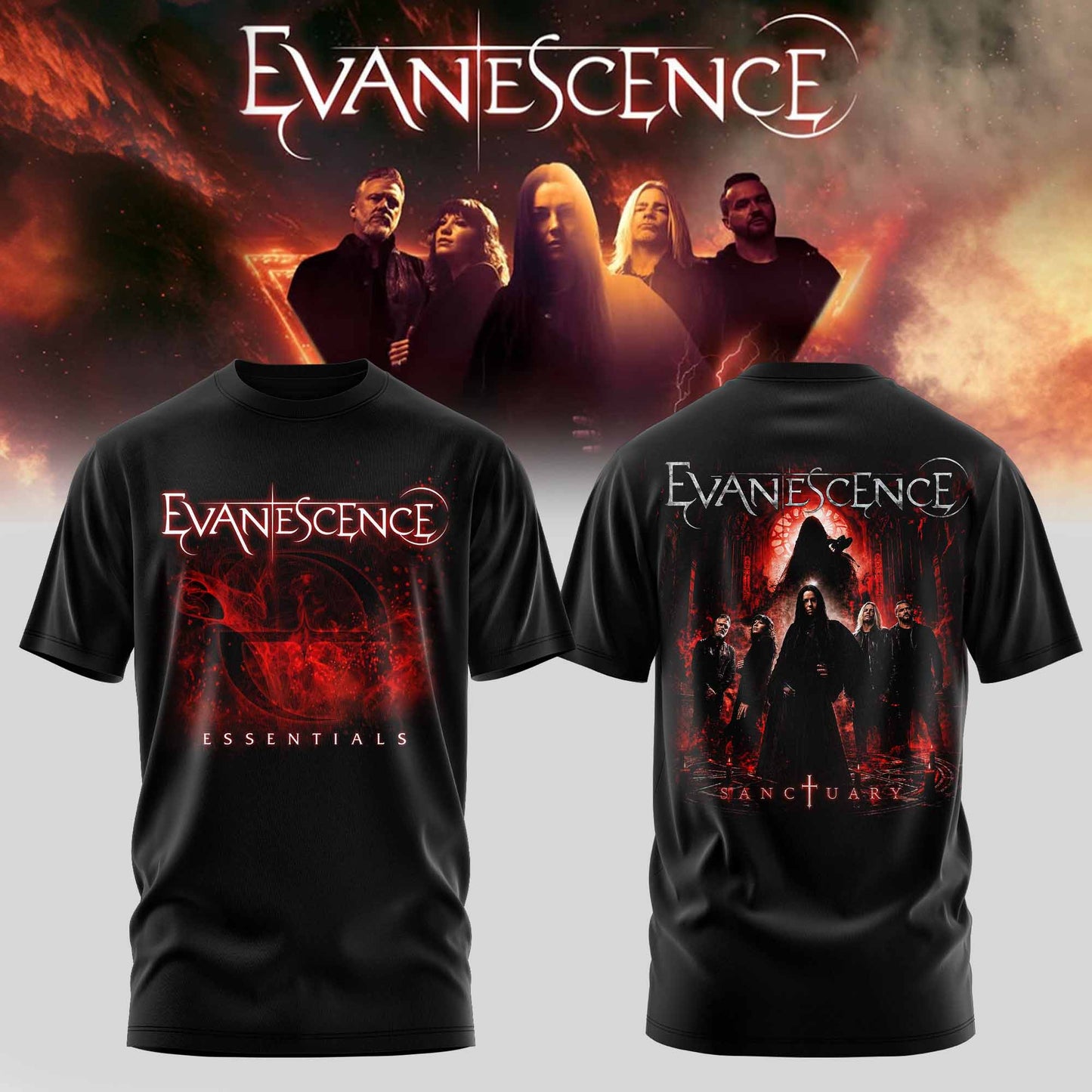 EVANESCENCE AUSTRALIA TOUR COLLECTION 2026 TEE