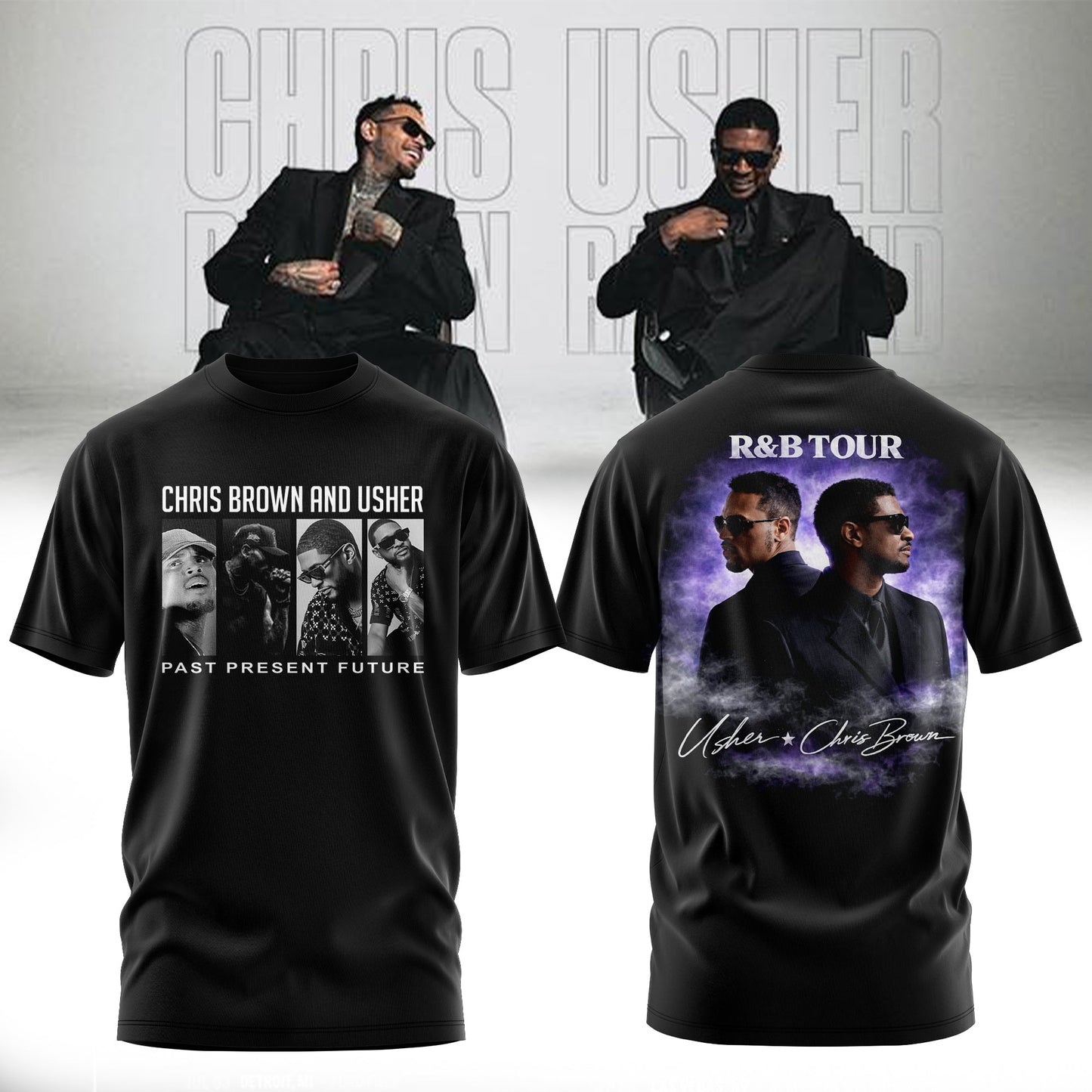 Chris Brown and Usher – The R&B Tour Edition T-shirt