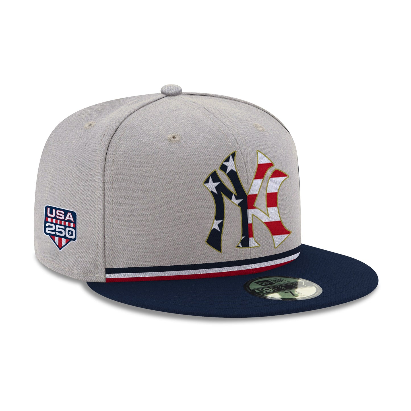 _NEW YORK YANKEES JUDGE X USA 250 ON-FIELD – 4TH OF JULY HAT COLLECTION
