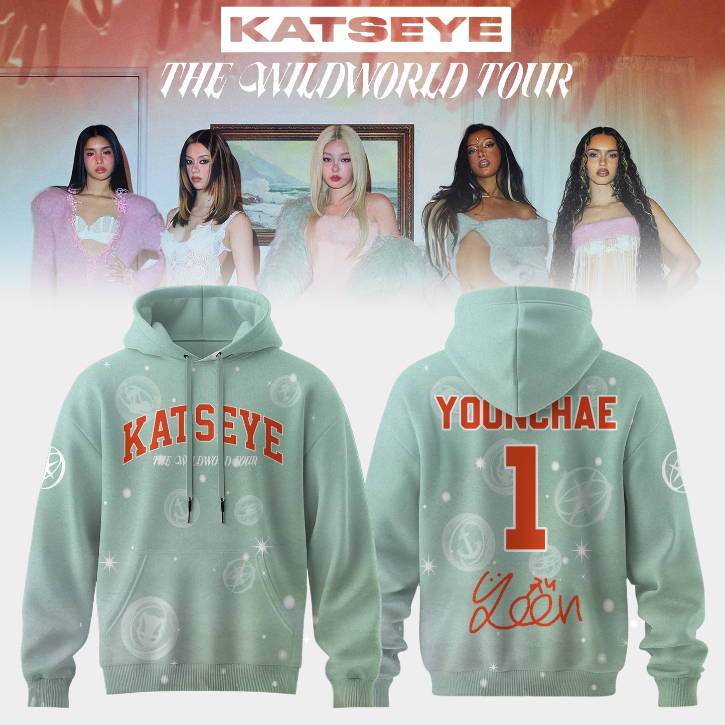 _KATSEYE: THE WILDWORD TOUR Exclusive Hoodie