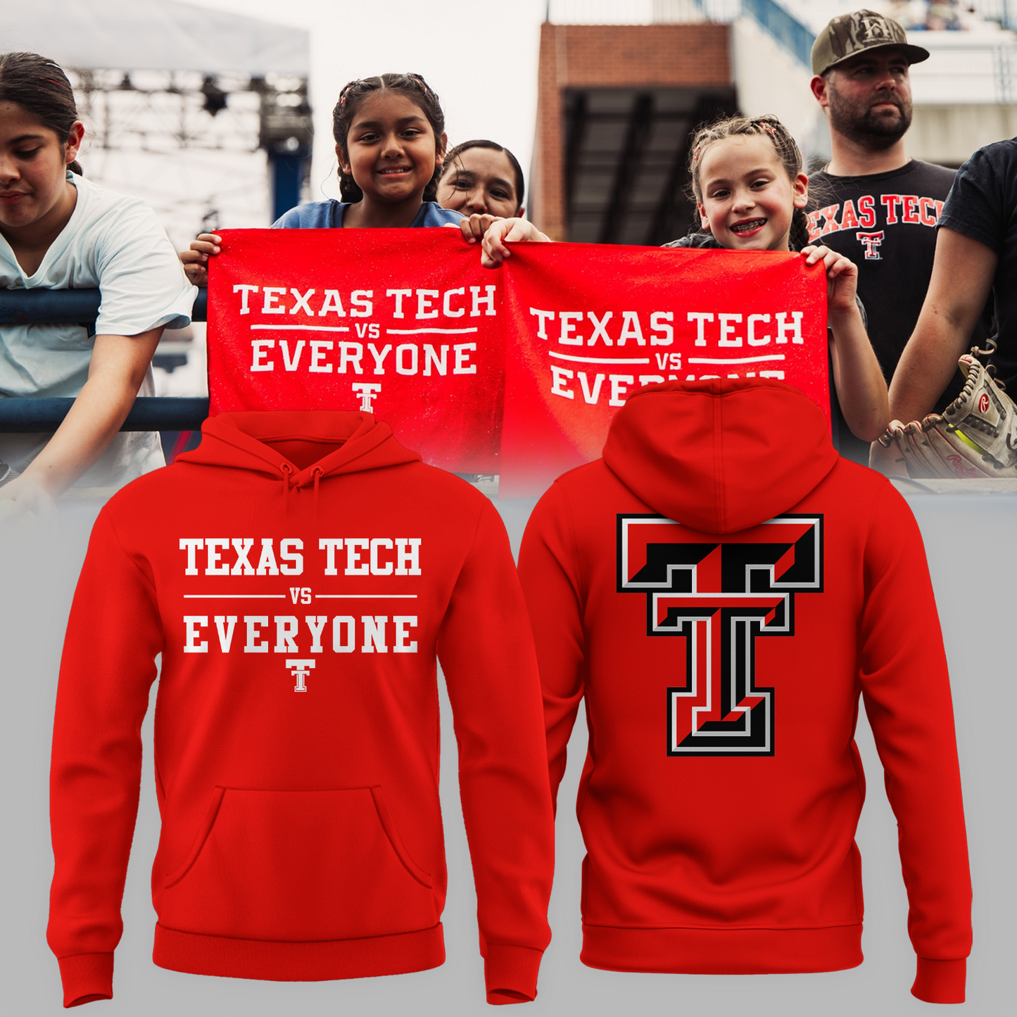 🔥 Texas Tech Special “Texas Tech Vs Everyone” Limited Edition Hoodie