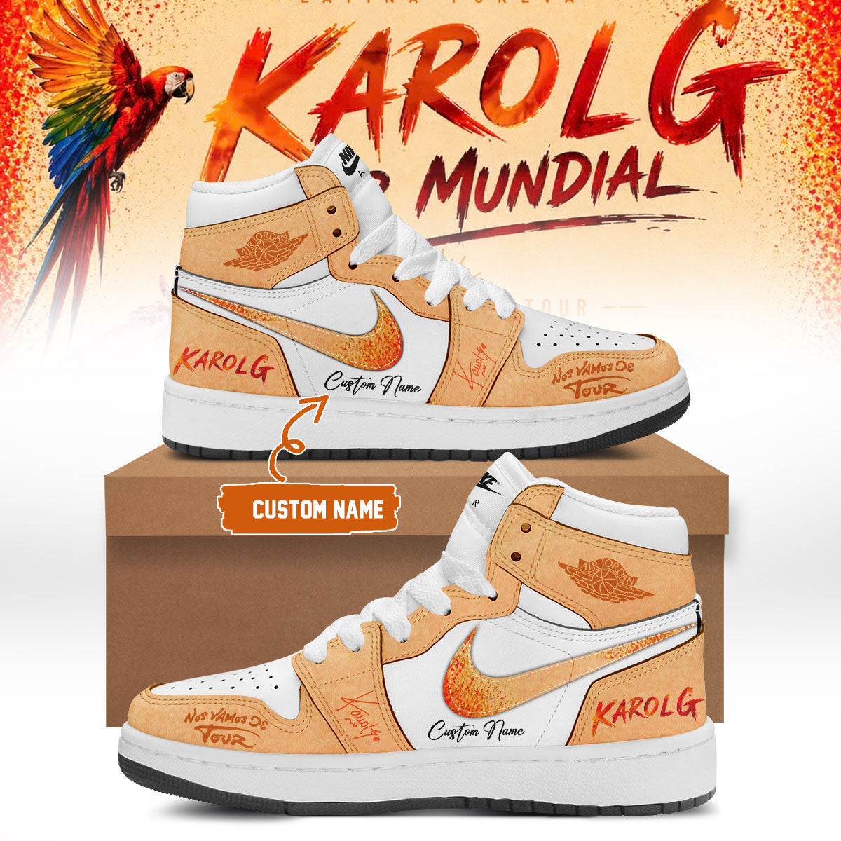 Karol G – Nos Vamos de Tour Limited Edition Signature – Shoes