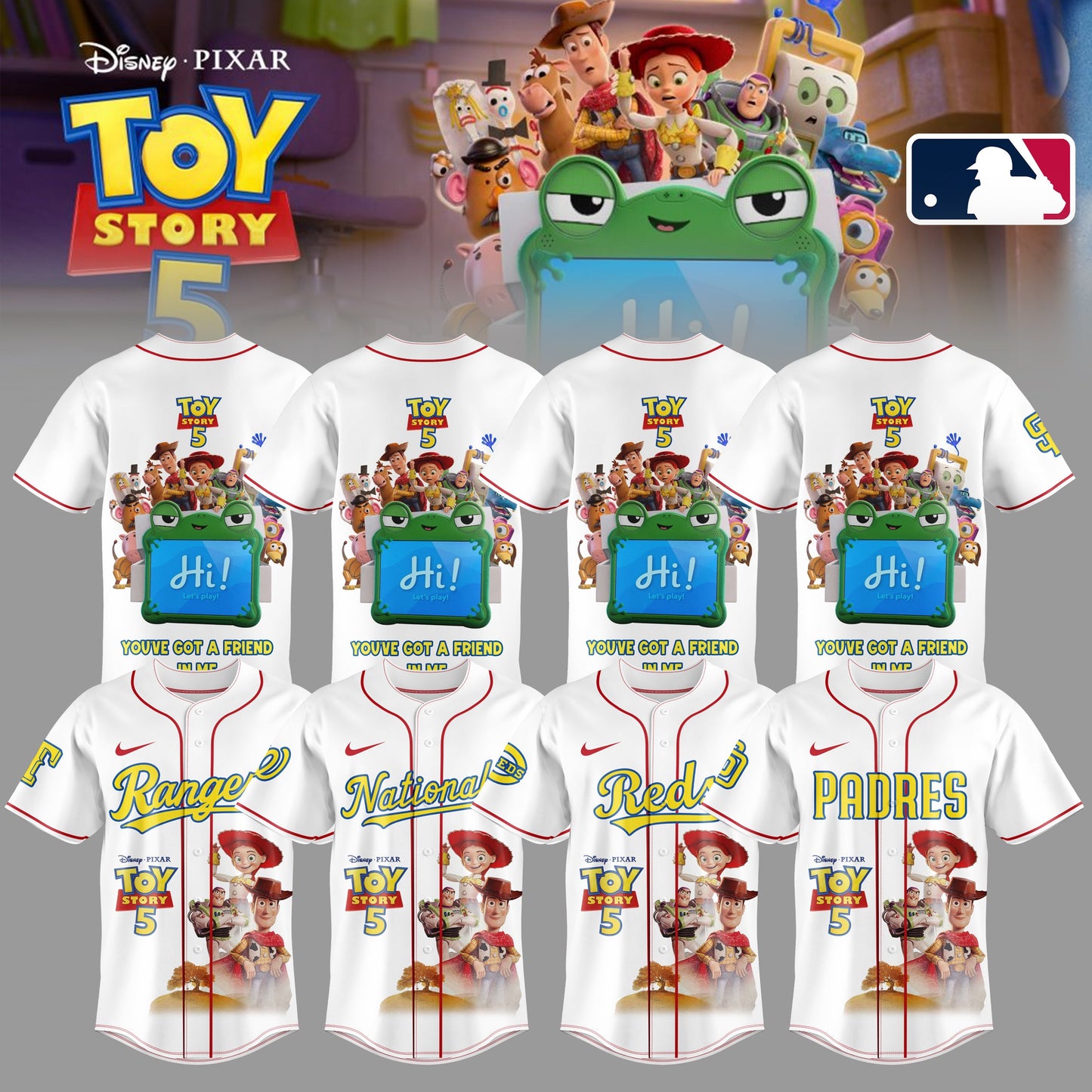 _ TOY STORY 5 x BASEBALL COLLECTION JERSEY