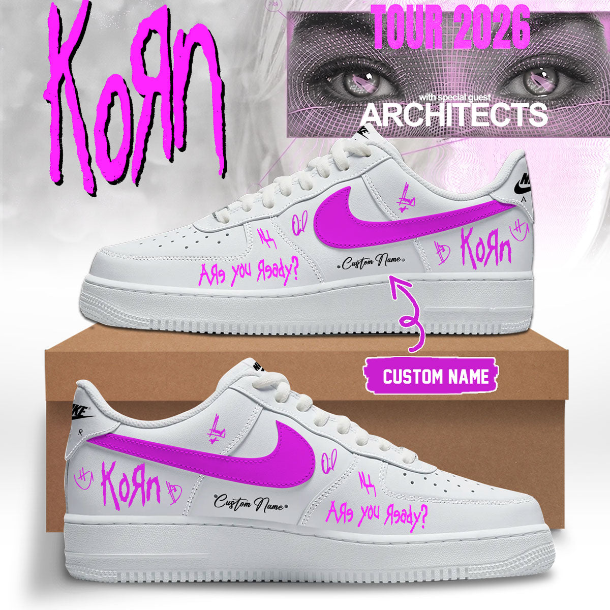 KORN “ARE YOU READY “ Limited Edition Signature – Shoes