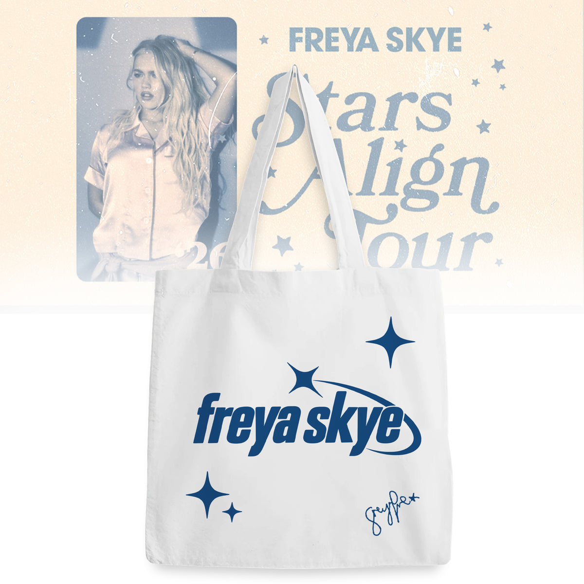 Freya Skye Stars Align Tour Tote Bag