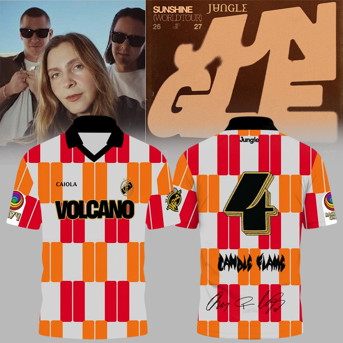 ,,,Jungle – Sunshine World Tour 2026/27 Limited Edition Signature – Jersey (Custom Number)