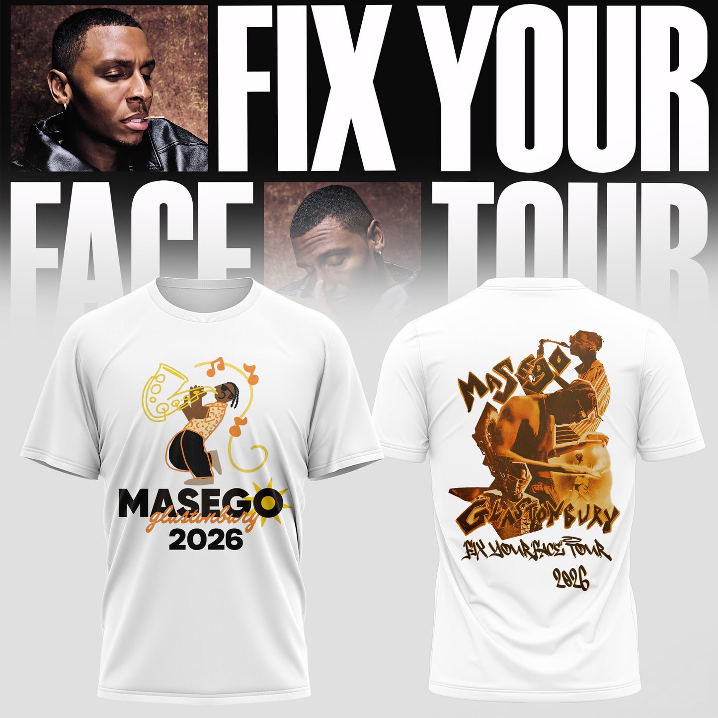 MASEGO – FIX YOUR FACE TOUR TEE