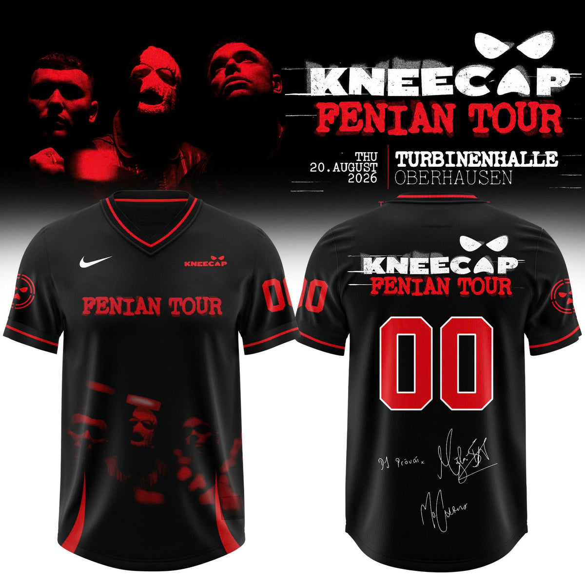 .Kncap Fenian Tour Personalized 3D All-Over Print Football Jersey V1