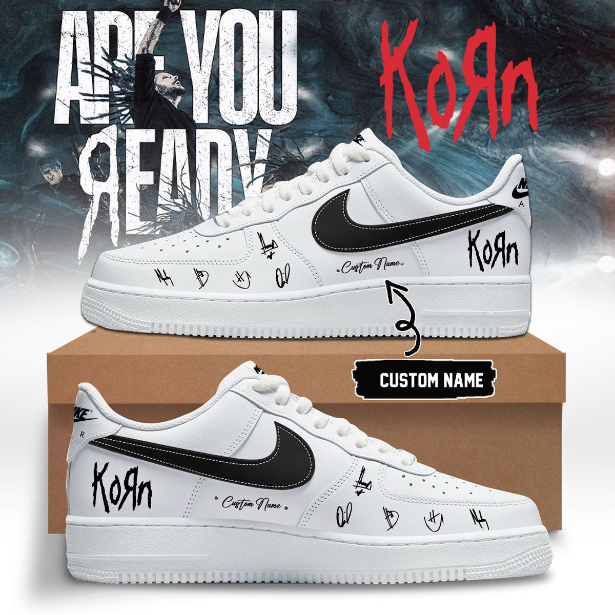 KORN “ARE YOU READY “ Limited Edition Signature – Shoes