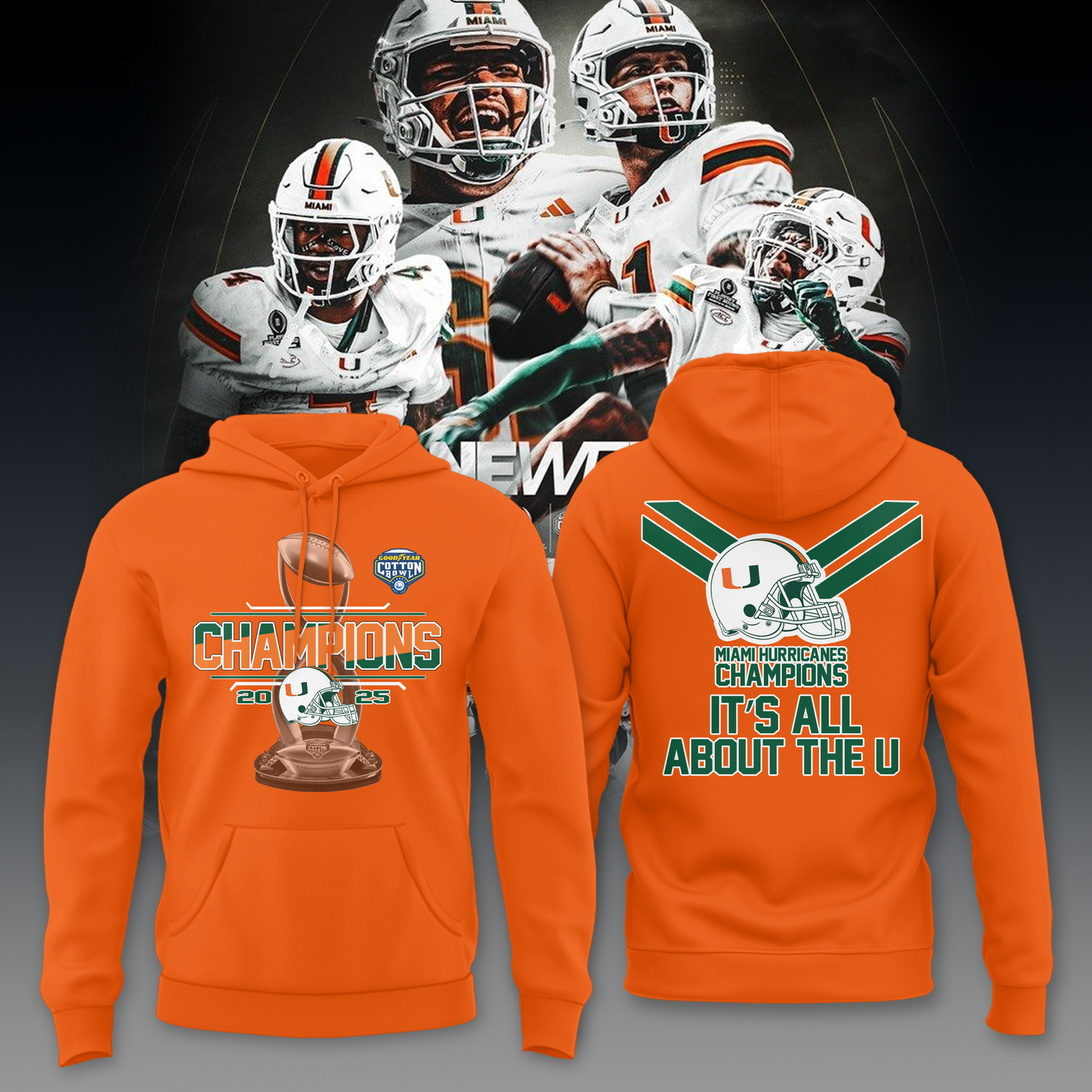 MIAMI 2025 GOODYEAR COTTON BOWL CLASSIC Hoodie