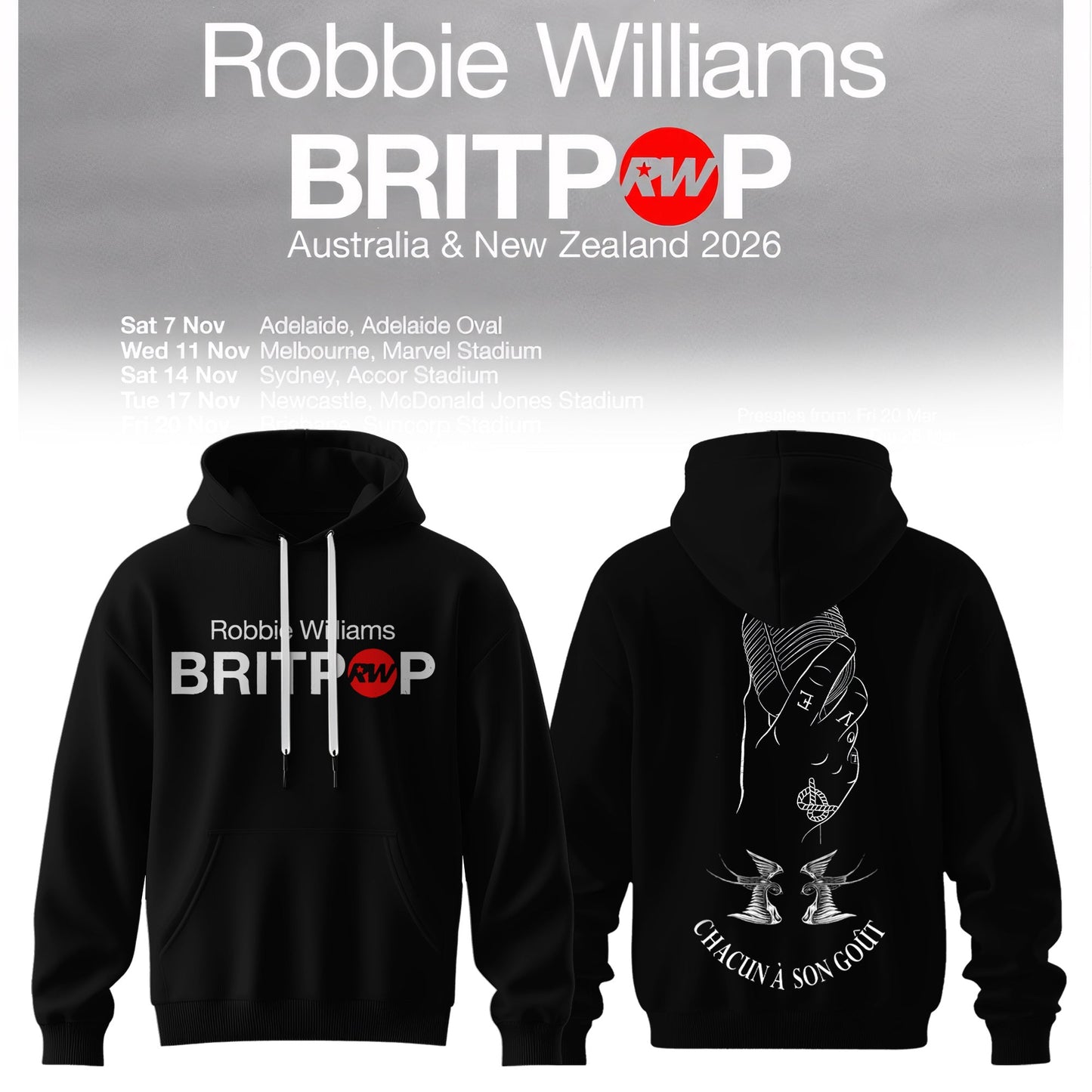 BRITPOP World Tour – Australia & New Zealand Limited Hoodie
