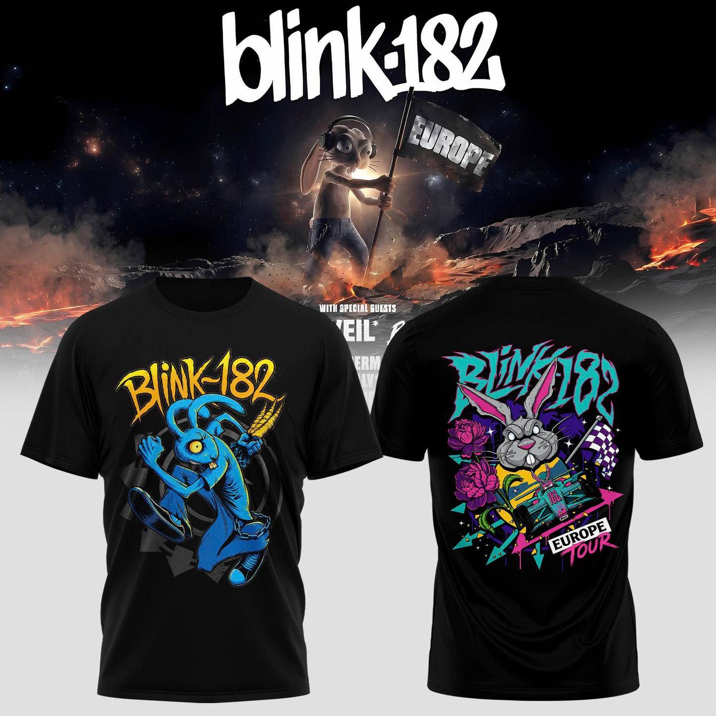 Blink-182 Meltdown Europe Tee 26