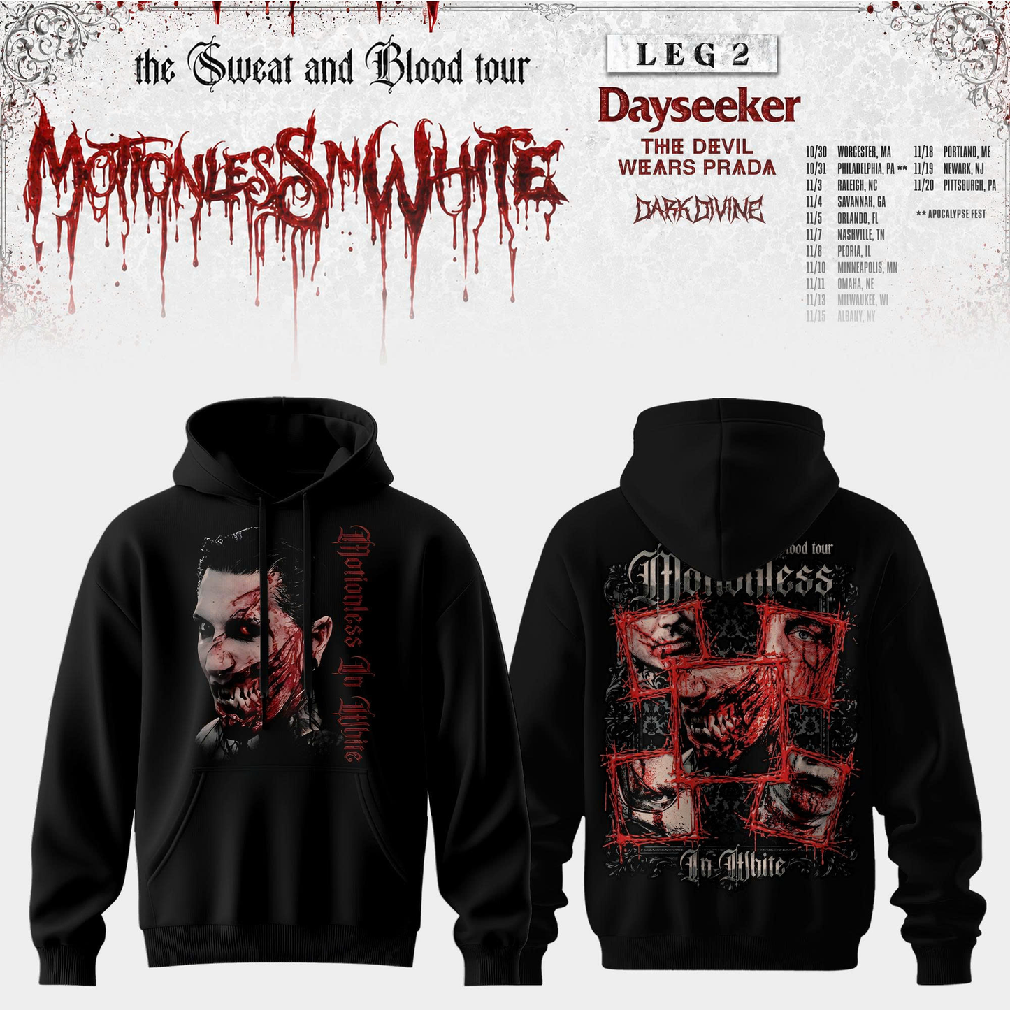 .Sweat and Blood Tour Hoodie 7 Edition 2026