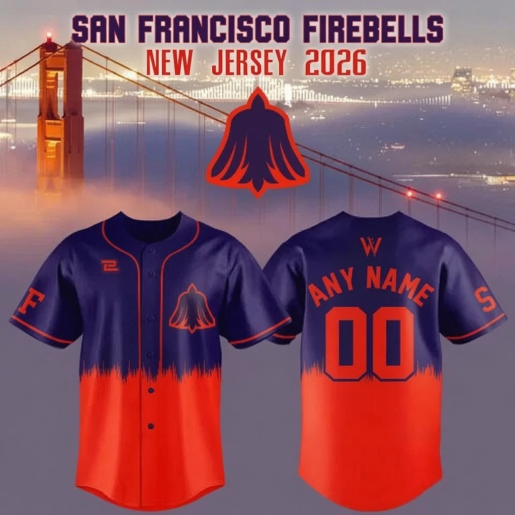 WPBL San Francisco Firebells Jersey Est.2026