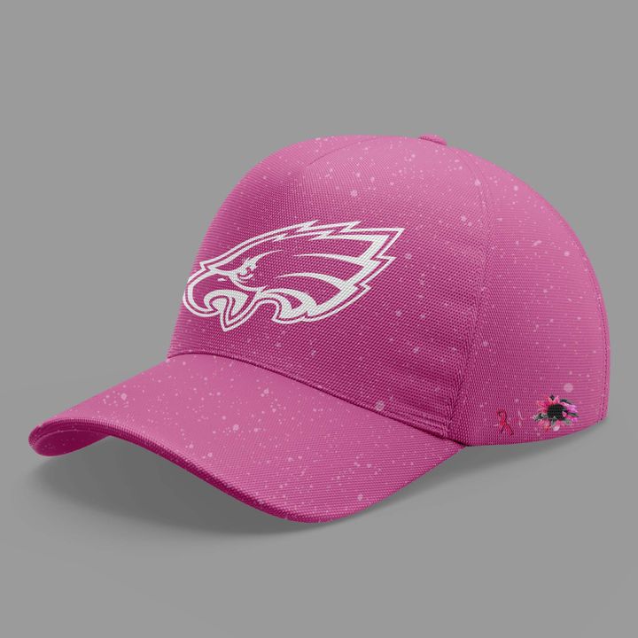 Exclusive Version Philadelphia Eagles Breast Cancer Awareness Pink Hoodie 2025