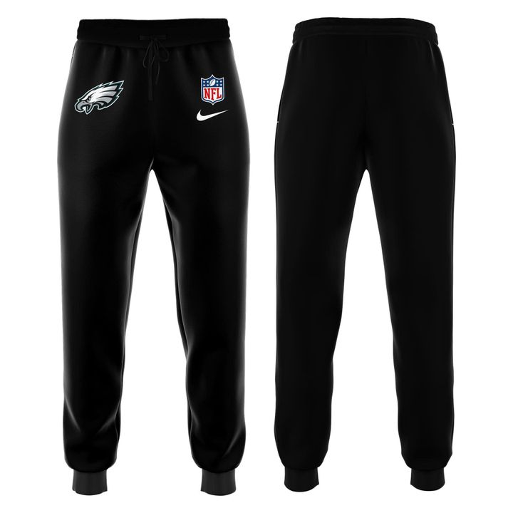 Philadelphia Eagles Back In Black 2025 Hoodie