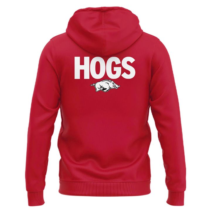 2025 Coach Ryan Silverfield Arkansas Razorbacks Hoodie