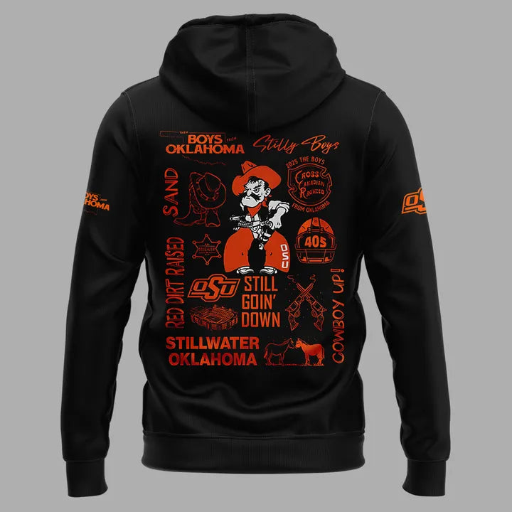 Limited edition Hoodie black OSU Cowboy Football for fans