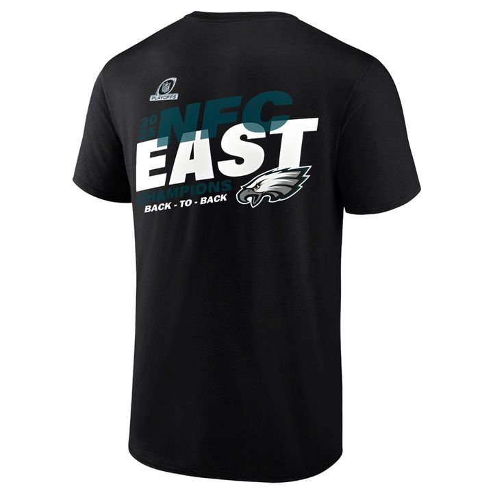 Limited edition Philadelphia Eagles 2025 NFC East Division Champions Locker Room Trophy Collection T-Shirt for fans!