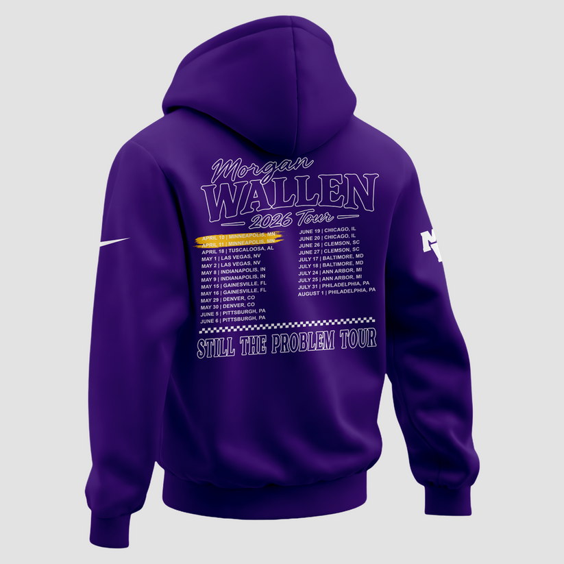 Minnesota Vikings 2026 Exclusive Morgan Wallen Hoodie