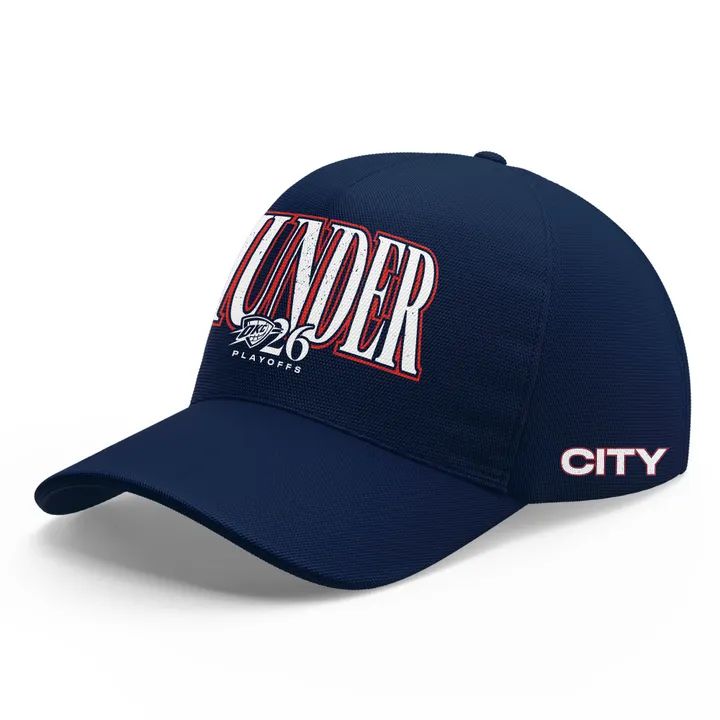 Limited Edition 2026 Oklahoma City Thunder Playoffs Round 2 Game 2 T-Shirt “For City. For Team. For Thunder.”