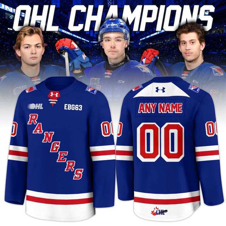 KIT Champions Ontario Hockey League 2026 Hockey Jersey
