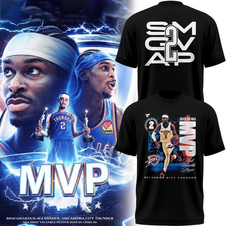 Shai Gilgeous-Alexander 2026 MVP Prime T-Shirt.